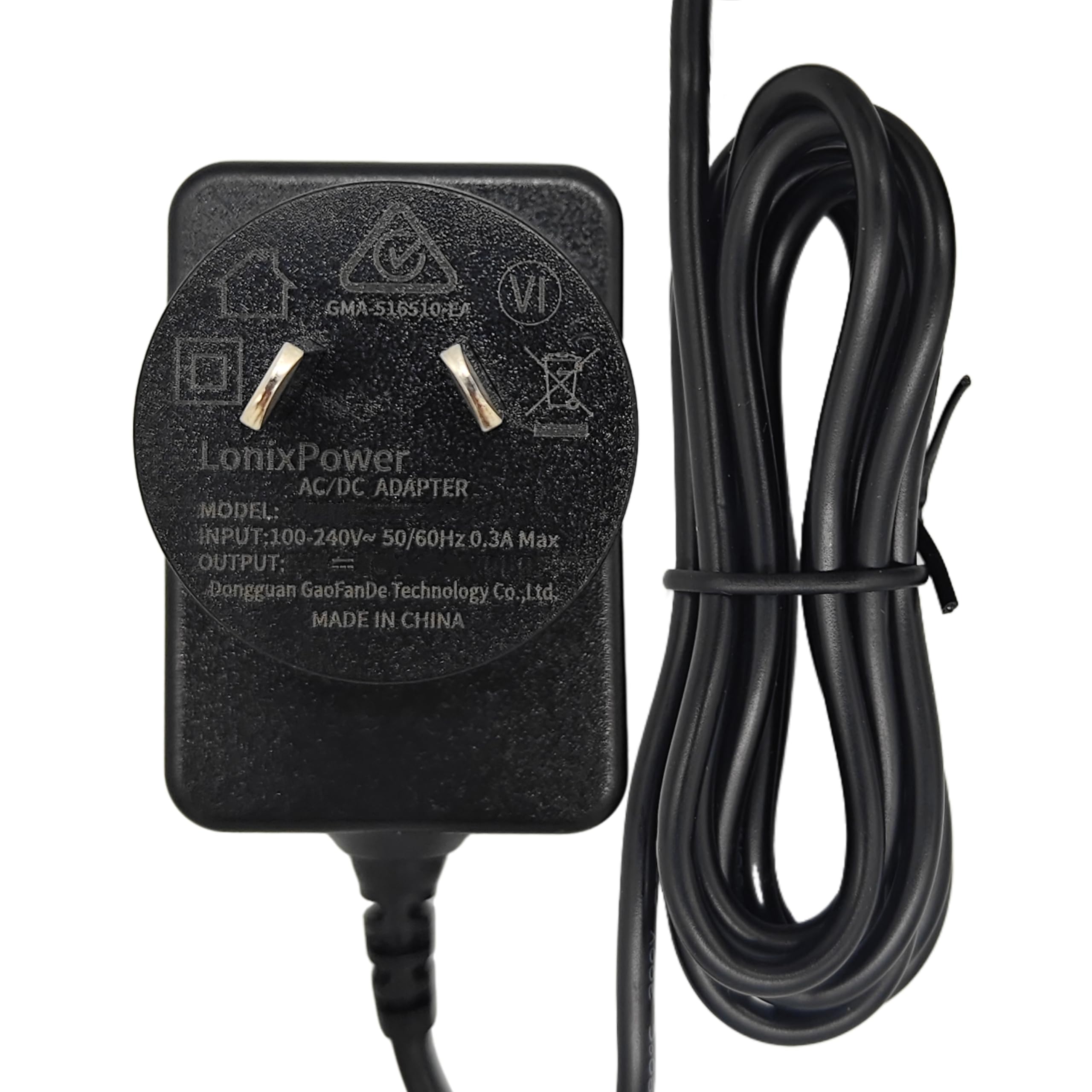 LonixPower AC/DC Adapter Replacement for Charging BOSS RC-505MKII